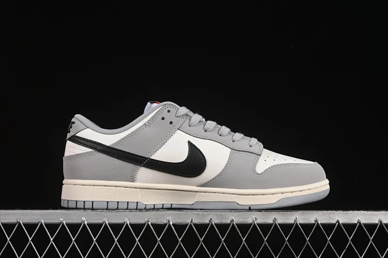 All categories Nk SB Dunk series Nk SB Dunk Low low-top sneakers Nike SB Dunk Low white, black and gray low-top casual sneakers IB3079-101